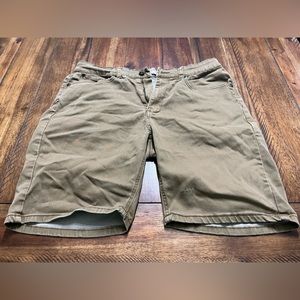 Khaki shorts with four pockets very comfortable and nice condition.